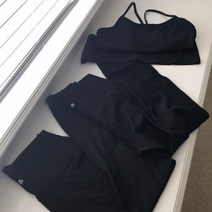 Lululemon lot 2 leggings and tank size 8/10